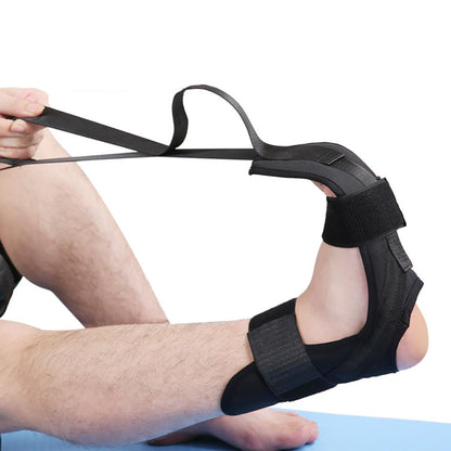 Yoga Stretching Belt — Foot Drop & Ankle Rehabilitation Strap for Flexibility & Recovery