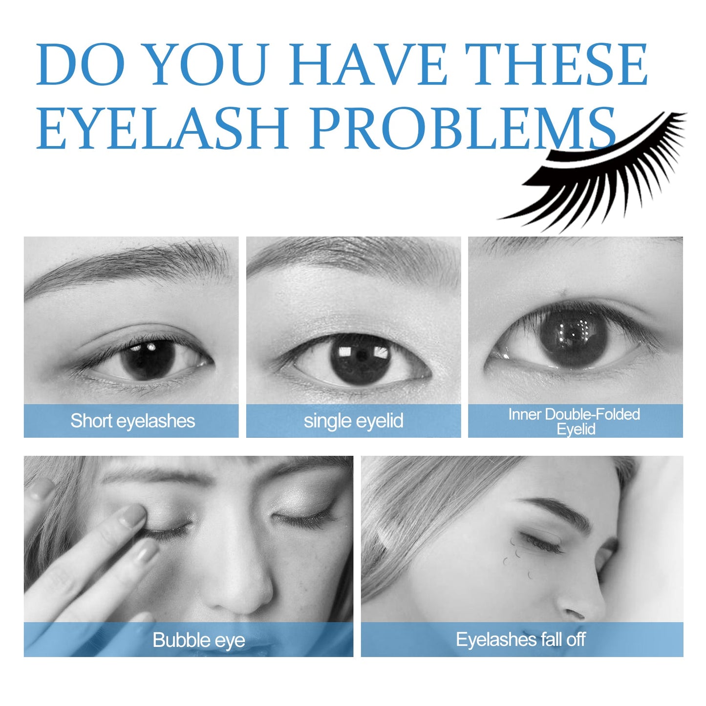 EELHOE Self-Adhesive False Eyelash Glue — Lightweight, Gentle & Non-Irritating Lash Adhesive