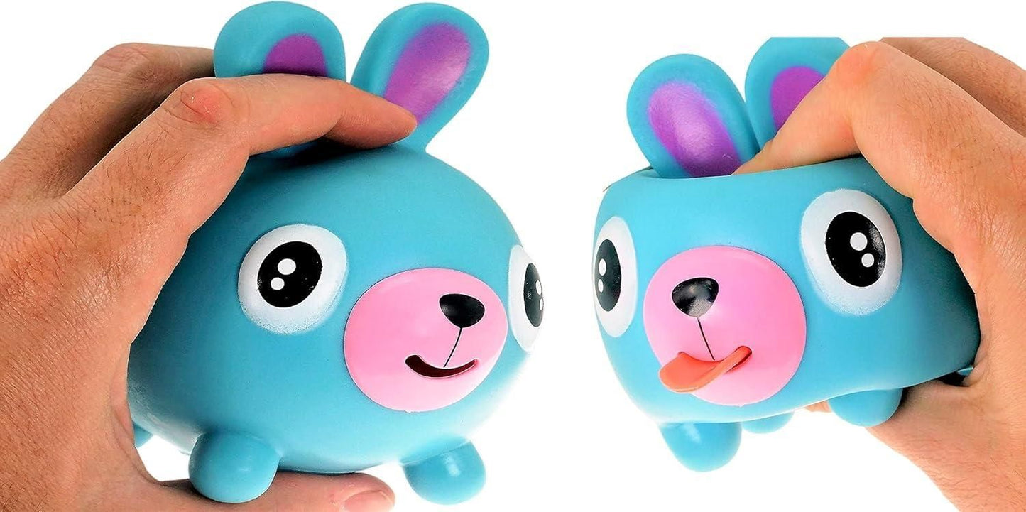 Squeeze Play and Sound Stress Ball Relievers Ball Tongue Out (1 Ball Assorted)