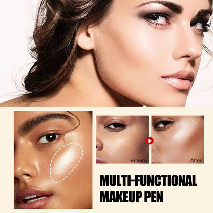 EELHOE 4-in-1 Makeup Pen — Highlight, Contour, Blush & Glow Stick