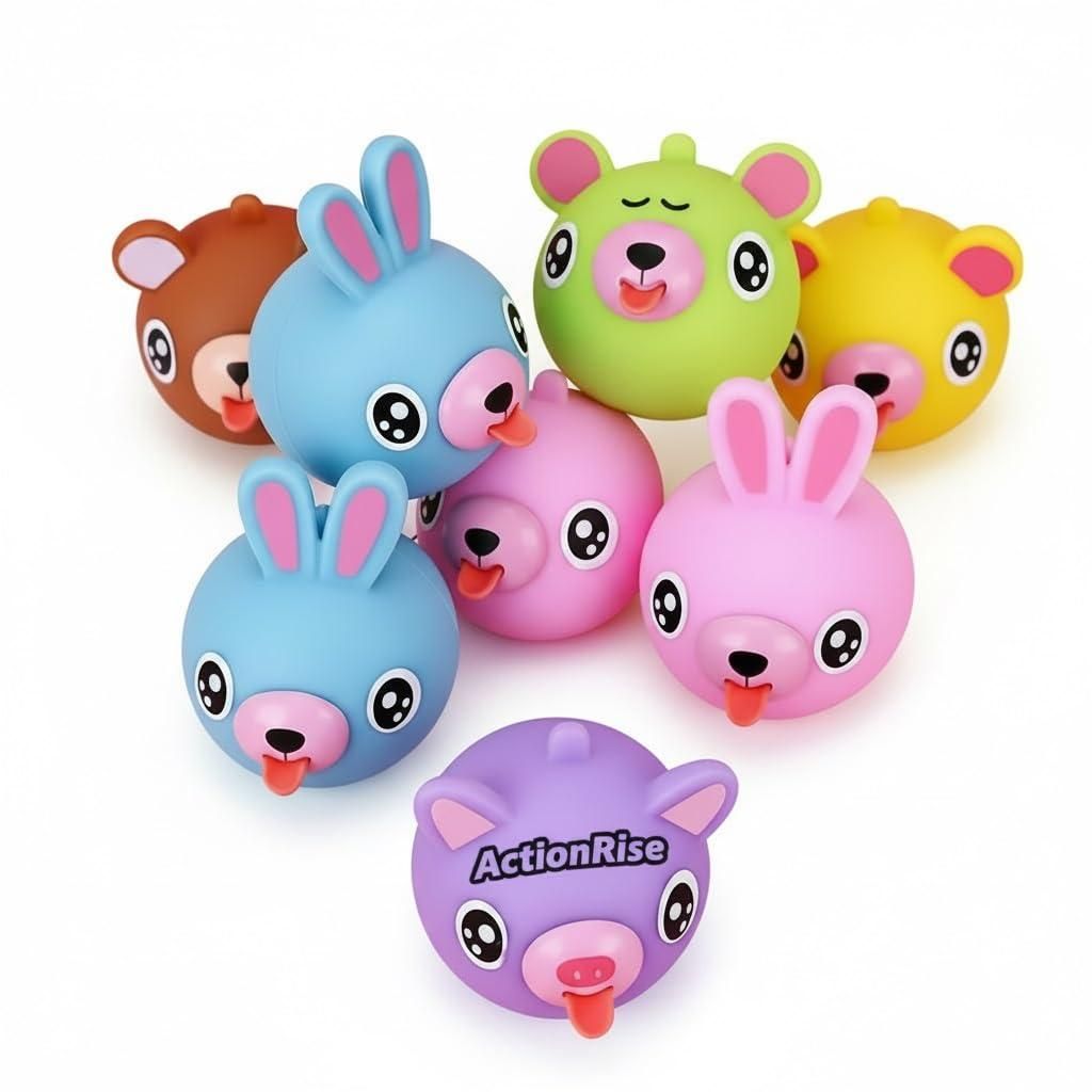 Squeeze Play and Sound Stress Ball Relievers Ball Tongue Out (1 Ball Assorted)