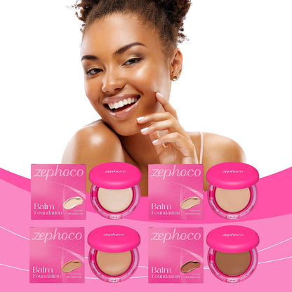 zephoco Lightweight Moisturizing Foundation — Concealing, Oil Control & Hydrating for Oily & Dry Skin