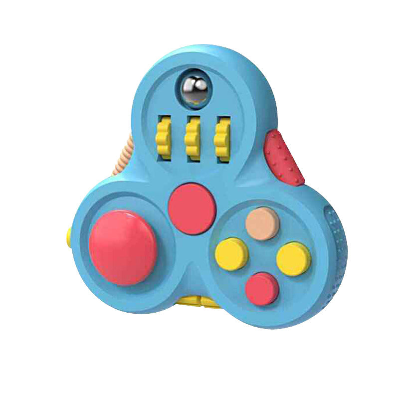 Fidget Pad Stress Relief Handheld Gyroscope Magic Cube Game Controller Finger Toy Creative Decompression Toy