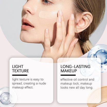 EELHOE Lightweight Moisturizing Liquid Foundation — Nude Finish, Oil Control & All-Day Wear
