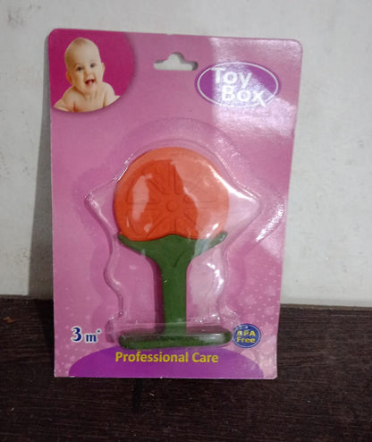Silicone Fruit Teether Toy for Babies & Toddlers